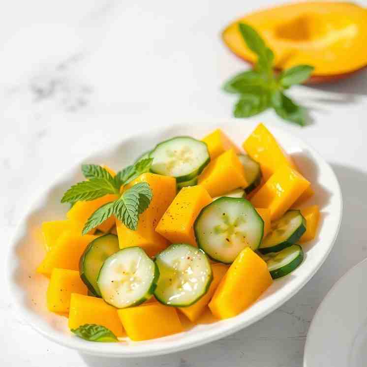 Healthy Mango-Cucumber Salad - Taste Good & Feel Great